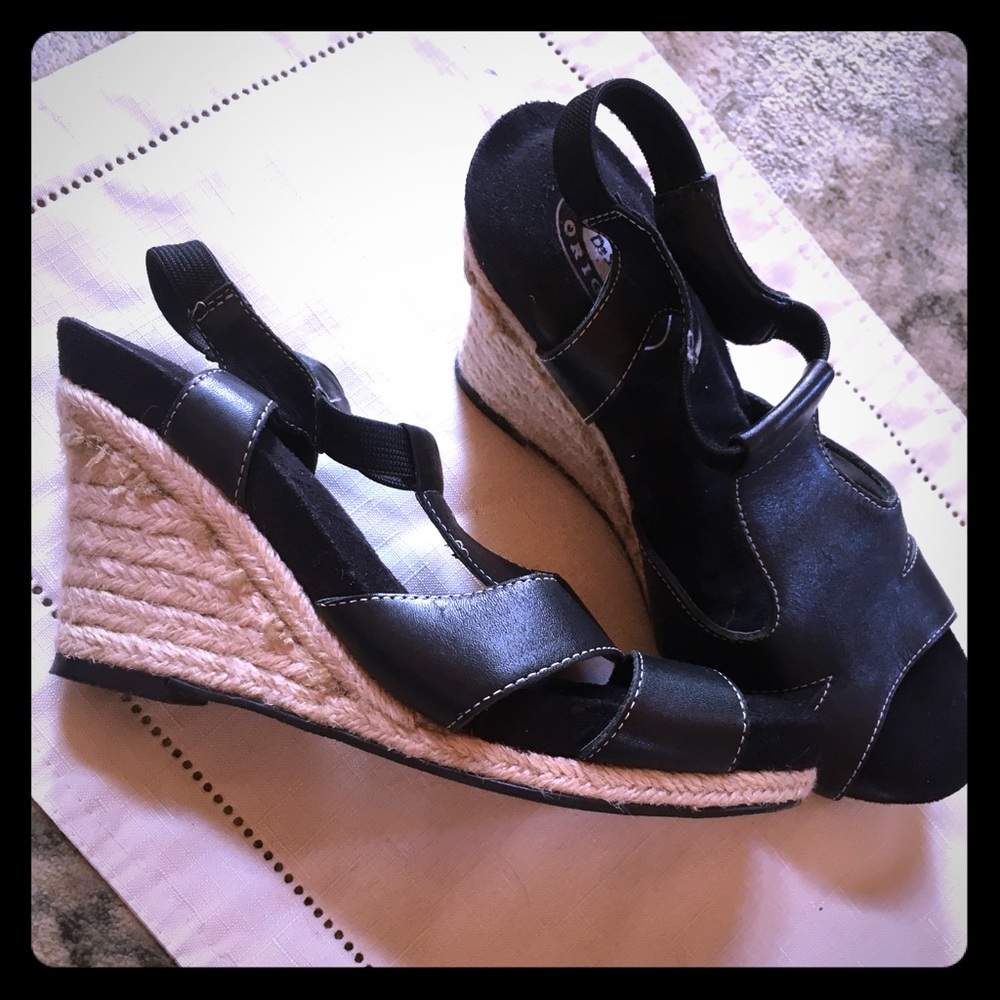 Black Dr Scholl’s Espadrille size 6.5